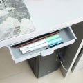 Under Desk Storage Box Invisible Drawer Desk Bottom Paste Type Finishing Box. 