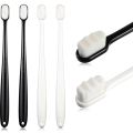 Microbristle Toothbrush in Poly Bag – Ultra-Soft Microfiber Bristle Toothbrush for Sensitive Teeth, Gums & Enamel | Gentle Soft Bristle Dentist-Recommended Toothbrush for Deep Cleaning & Plaque Removal. 