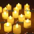 পার্টি সজ্জা led মোমবাতি ল্যাম্প-সোনালী 5 পিস - candle. 
