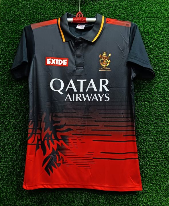 Royal Challengers Bangalore Jersey Short Sleeve Collar Polo Cricket royal-challengers-bangalore-jersey-short-sleeve-collar-polo-cricket
