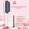 Professional Electric Hair Straightener Brush Heated Comb Straight & Curly Styling Tool. 