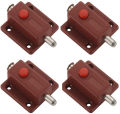 4 pcs Automatic Spring Loaded Cabinet Door Bolt Lock Push Button - 245205696. 