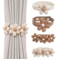 2PCS Curtain Ring Curtain Holder Flowers Curtain Tieback Cute Creative Curtain Buckle Flower Shape Curtain Clip Home Decor.