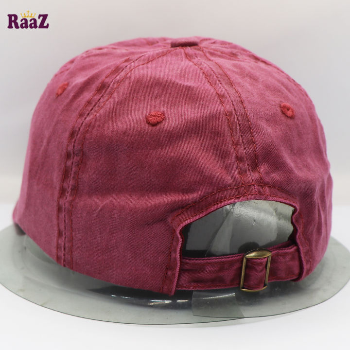 Raaz%20Pink%20BTS%20Clothing%20Embroidered%20Logo%20Garments%20Wash%20Curved%20Cap%20-%20Image%203