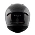 Ve ga Bolt Black Full Face Helmet ISI DOT Dual Certification 1 Piece Attractive Ensure Safety.