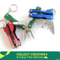 Custom Pocket Equipment With Stainless Steel Mini Multi-Tool Keychain Flashlight - Stay Prepared Custom Pocket Equipment. 