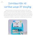 Matching Letter Game, Kindergarten Teaching Tools, Learning Educational Toys for Age 3 4 5 6 7.