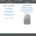 Cheapest Free SDK Wireless Bluetooths Optical Sensor Live Finger Detection Fingerprint Scanner. 