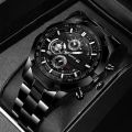 WOKAi DESIGN HighMineral Glass 40MM Ceramic GMT Mechanical Watches 30m Waterproof Classic Fashion Luxury Automatic Watch For Men. 