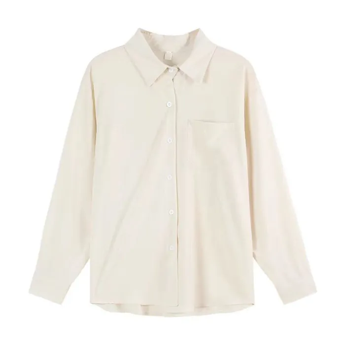 Casual%20Korean%20Style%20Loose%20Blue%20with%20Long%20Sleeves%20Shirt%20Simple%20Small%20Inner%20Wear%20Blouse%20Spring%20and%20Autumn%20Design%20Sense%20Bandage%20Dress%20Shirt%20-%20Image%204