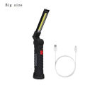 Newest Portable cob flashlight torch USB rechargeable LED work light magnetic cob Lanna hanging hook lamp for outdoor.