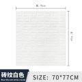 3D Foam Wall Stickers 77*70cm White/Green/Blue Self Adhesive Foam Wall Sticker, For Ideal To Decorate featured walls, TV walls, sofa background, living room, bedroom, kitchen, kids room, stairs, dinner room. 