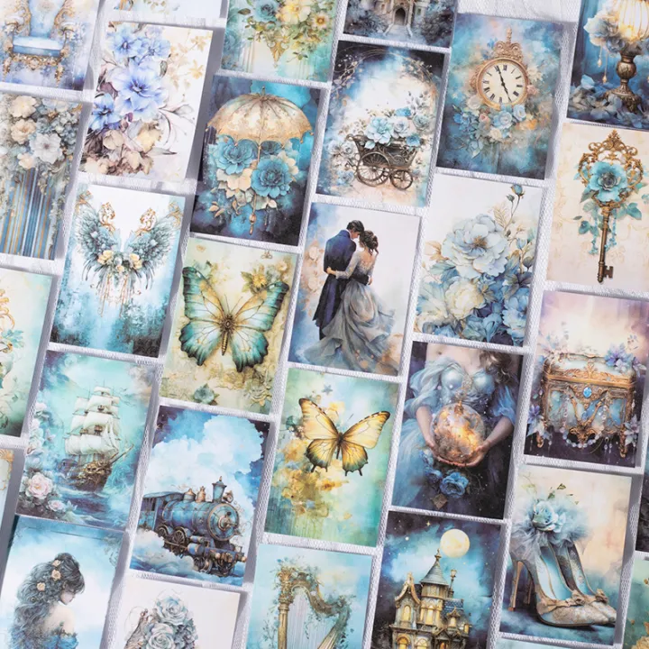 Sweet%20Journal%2050PCS%20Romantic%20Preface%20Series%20Washi%20Stickers%20Diary%20Journaling%20Decorative%20Crafts%20Scrapbooking%20DIY%20Waterproof%20Sticker%20Book%20-%20Image%203