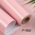 Self-adhesive Wallpaper Waterproof Pvc With Glue Plain Wall Stickers Solid Color Renovation Background Sticker For Home Bedroom Living Room Pink Color (60x150CM).