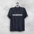 HIGHWAY T-Shirt For Men's//jersey fabric//black,navy blue,white,maroon//men's fashion//s,m,l,xl,xxl sizes//ALL IS WELL Brand. 