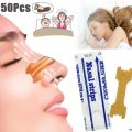 50 Pcs Breathe Nasal Strips Right Way Stop Snoring Anti Snoring Strips Easier Better Breathe Health Care.