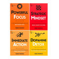 (4 Book Series) by Thibaut Meurisse (Dopamine Detox, Immediate Action, Powerful Focus, Powerful Focus). 
