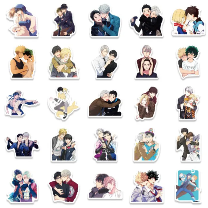 %E3%80%90Best%20Price%20Guaranteed%E3%80%91%2050pcs%20Japan%20BL;%20yaoi%20For%20Skateboard%20Bicycle%20Backpack%20Stickers%20-%20Image%203