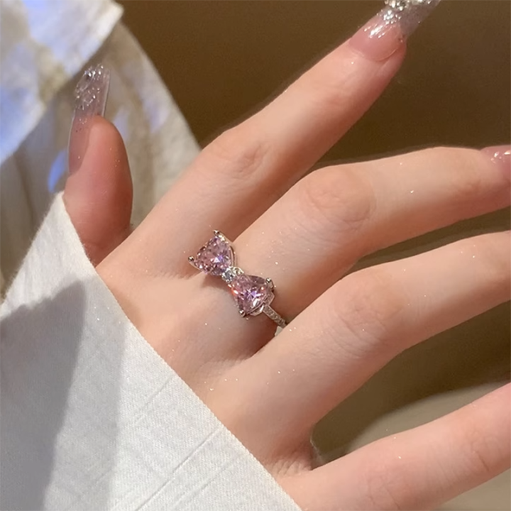 Y2K%20Girls%20Princess%20Pink%20Bowknot%20Zircon%20Ring%20for%20Female%20Delicate%20Sweet%20Girl%20Zircon%20Ring%20Birthday%20Party%20Jewelry%20Accessories%20-%20Image%204
