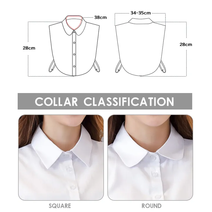 Women%20Men%20Cotton%20Fake%20Collar%20Blouse%20Vintage%20Solid%20Detachable%20Shirt%20Collar%20False%20Lapel%20Blouse%20Top%20Clothes%20Accessories%20-%20Image%208