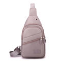 Chest bag, women's new Korean version fashion casual sports shoulder bag, lightweight chest bag, versatile travel crossbody backpack.
