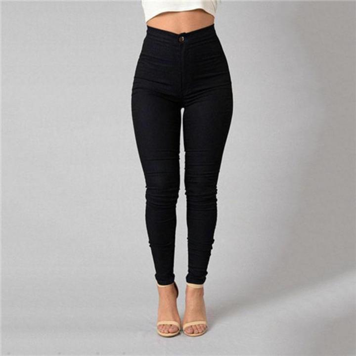 Jeans High Waist Stretch Slim Pencil Trousers Women Clothing Pants Women Lady Plus Size Skinny Denim Pants S-3XL