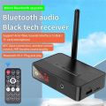 NFC Bluetooth 5.3 Transmitter Receiver 3.5mm AUX Optical 6.5mm Microphone/U Disk/TF Card HIFI Wireless Audio Adapter Easy to Use.