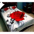 King Size Cotton Bed Sheet With 2 Pillow Covers.