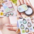 Romantic Flower Solid Perfume Balm Box Set Portable Solid Perfume Long Lasting Body Fragrance for Men Women Pink Amber 3/4Pc/Box. 