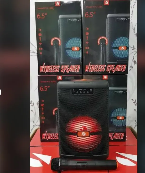 KTS%201330%20Wireless%20Portable%20Bluetooth%206.5%20inches%20Speaker%20with%20Microphone%20-%20Image%203