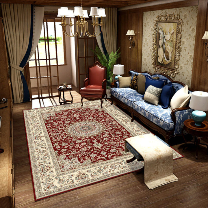 Cross-border Persian style living room carpet Nordic retro ethnic style carpet floor cushion sofa coffee table carpet