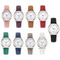 Fashion Luminous Watch For Women Diamond-studded Luminous Retro Female Watch Leather Strap Digital Wristwatches Reloj Mujer. 