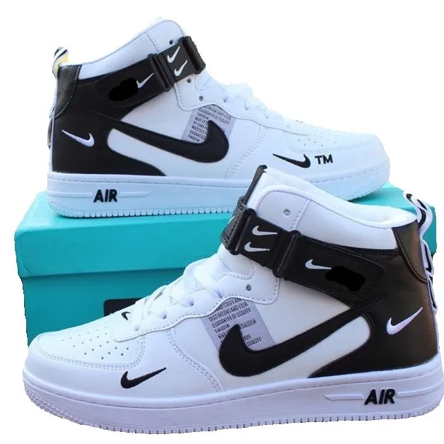 Sneakers air Force 07 Mid LV8 Navy Obsidian Utility Black shoes