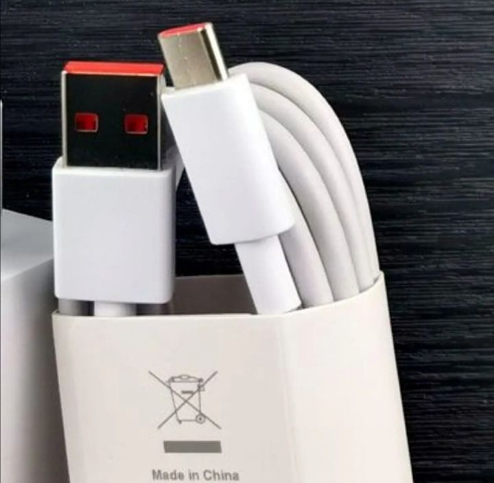 6A 33w Charger Cable Quick Charging Type C USB