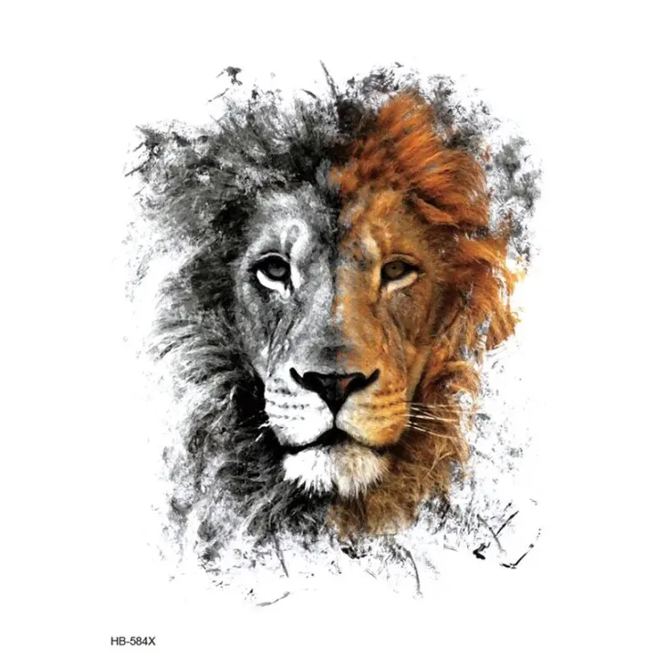 Waterproof%20Temporary%20Half%20Arm%20Sleeve%20Tattoo%20Cool%20Tiger%20Lion%20Animal%20Tattoo%20Stickers%20Body%20Art%20For%20Men%20Personality%20Tattoos%20New%20-%20Image%206