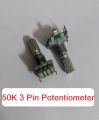 3Pin Single Gang Rotary 50K 3 Pin Linear Taper Pot Potentiometer Volume Controller Variable Resistor 50K Ohm Potentiometer Single Gang Rotary Switches Electrical Circuitry & Parts. 
