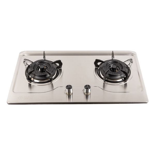 Gazi EG-720S Stainless Steel Double Burner Gas Stove LPG Only