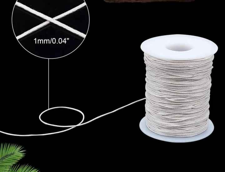 1mm%20White%20Wax-coated%20Cord%20Thread%20for%20Leather%20Craft,%20Bracelet,%20Necklace%20&%20Jewelry%20Making%20(Durable%20Beading%20String)%20-%20Image%204