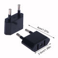 2Pcs EU Adapter Travel Converter Adapter American China US To EU Plug Euro Plug Electrical Adapter AC Electrical Socket Demoo. 