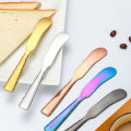 Butter Knife Cheese Dessert Knife Stainless Steel Jam Knife Cutlery Toast Wipe Cream Bread Cheese Cutter Kitchen Restaurant Tool Gonghpng. 