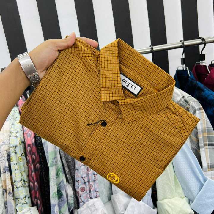 New Exclusive Trendy Cotton Long Sleeve Multicolor Casual Check Shirt For Men