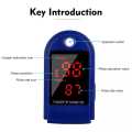 Pulse Oximeter for Fingertip with Pulse Waveform Display, Displays Blood Oxygen Saturation Content, Pulse Rate and Pulse Bar with OLED Display,. 