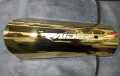 Raider silencer metal cover- Golden. 