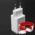 Dash Charger Oneplus 1+ 3 3T 5 5T with Type-C Cable - White and Red.