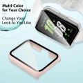 Case+Glass for Samsung Galaxy Fit 3 All-around Anti-scratch pc Bumper Screen Protector Cover for Samsung Galaxy Fit3 Accessories. 