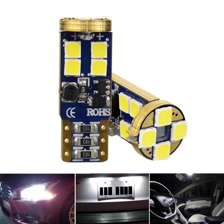 GLL 4 Stuks T10 501 LED-lampen – 6x3030 SMD, 420 Lumen, 6500K – Geschikt Voor Interieur, Kentekenplaat, Kofferbak – 12/24V – Canbus Error-free (voor 95% Voertuigen)