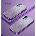 For OPPO Reno 6 4G Gradient Glitter Plating phone case Soft Silicone Flash Powder Protect Back Cover.