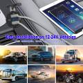 Dual USB Car Charger with Switch for Motorcycle Car Truck.