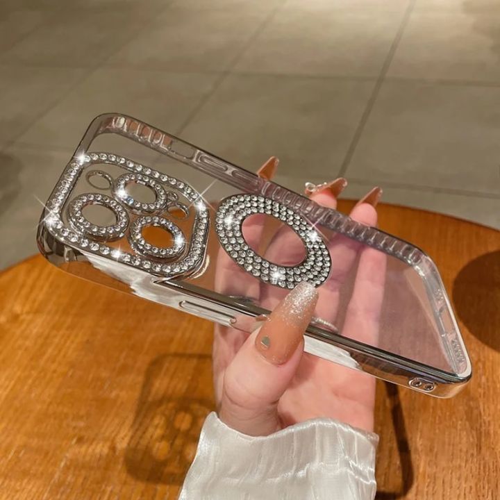 Deluxe%20Bling%20Diamond%20Phone%20Case%20for%20iPhone%2012%2013%2014%2011%2015%20Pro%20Max%2014%2015%20Plus%20Shinny%20Transparent%20Plating%20Soft%20Silicone%20Cover%20-%20Image%204