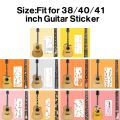 New PVC Guitar Fretboard Sticker Guitarra Accessories DIY Bass Inlay Decal Electric Guitar Parts Instrument Decorations Fingerboard Sticker Guitar Bass.